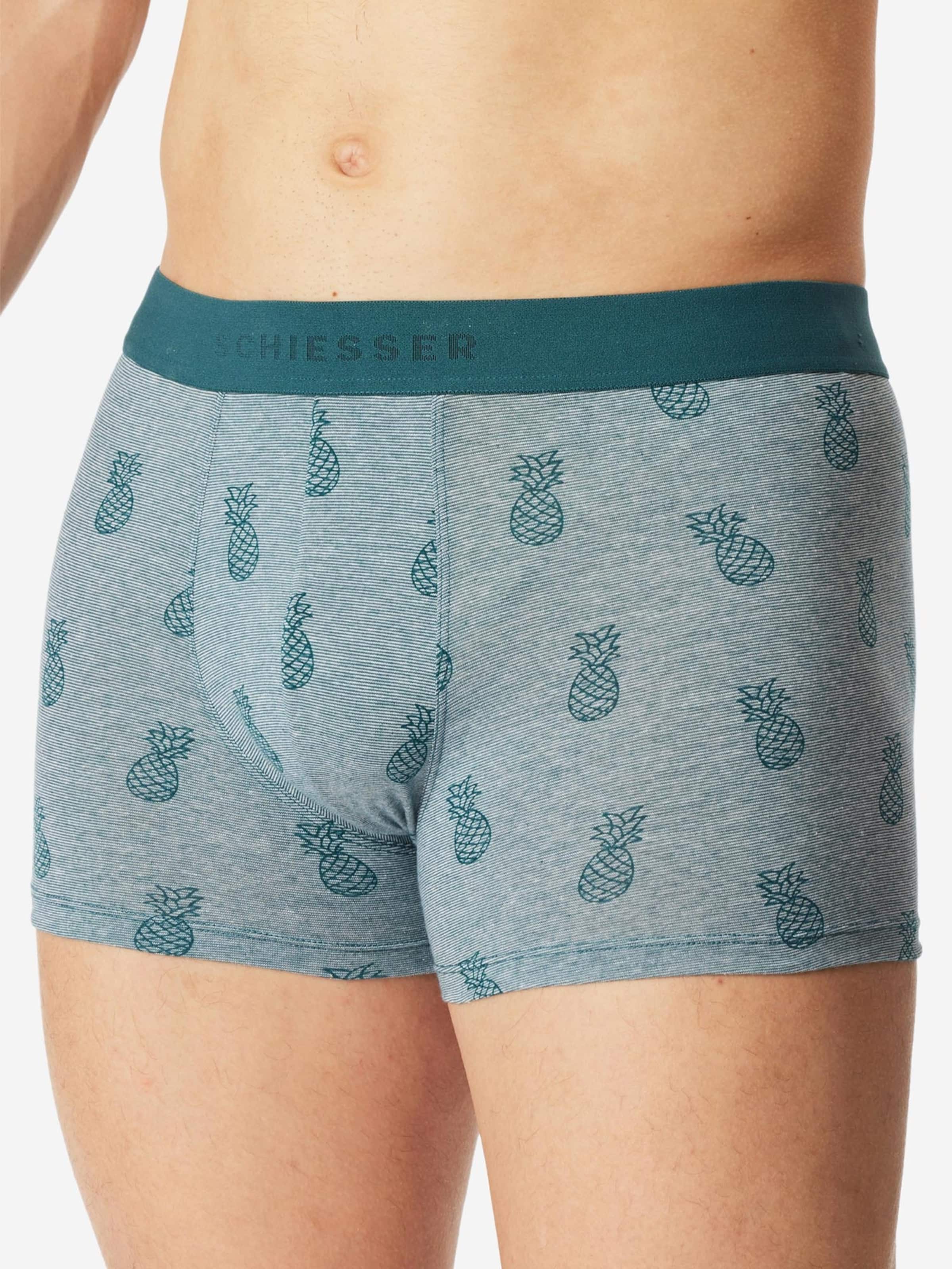 SCHIESSER Boxershorts '95/5 Organic Cotton'‌‌ in Blau: Vorderseite