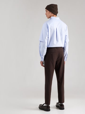 Lindbergh Normální Chino kalhoty – hnědá