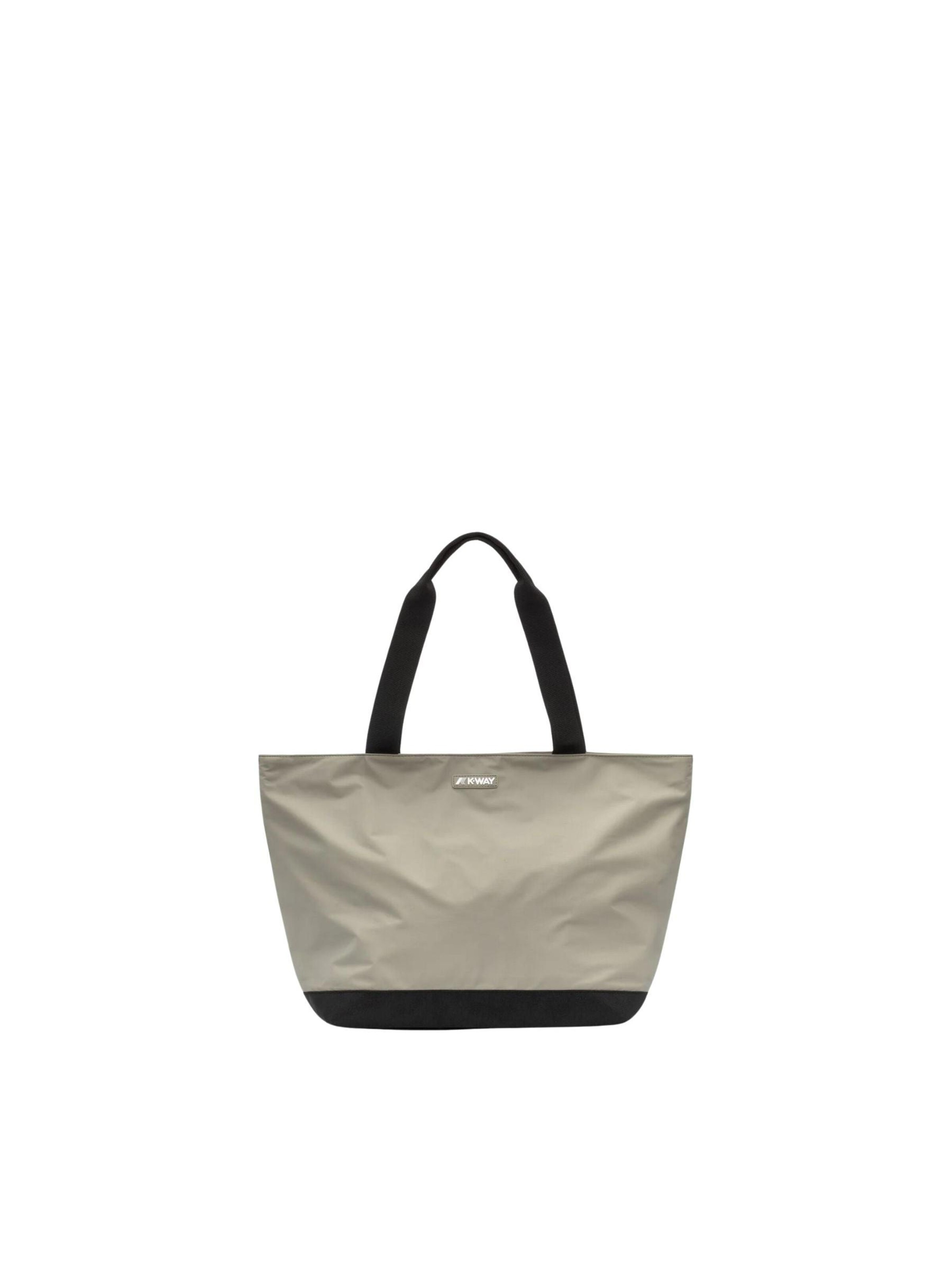 Sac à bandoulière K-Way en beige : devant