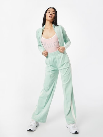 Juicy Couture White Label Szeroka nogawka Spodnie 'May' w kolorze zielony