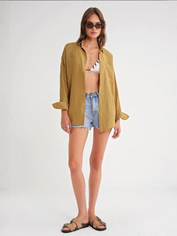 Camicia da donna di MixRay in verde