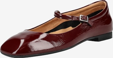 Ballerines à lanières PAVEMENT en rouge : devant