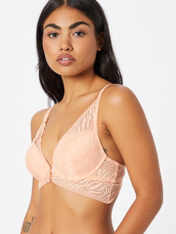 Triangolo Reggiseno 'Peach Nectar' di LingaDore in arancione: frontale