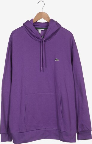 LACOSTE Sweatshirt & Zip-Up Hoodie in 4XL in Purple: front