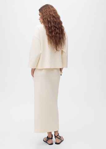 MANGO Skirt 'Johnny' in Beige