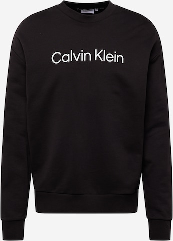 Sweat-shirt 'HERO' Calvin Klein en noir : devant