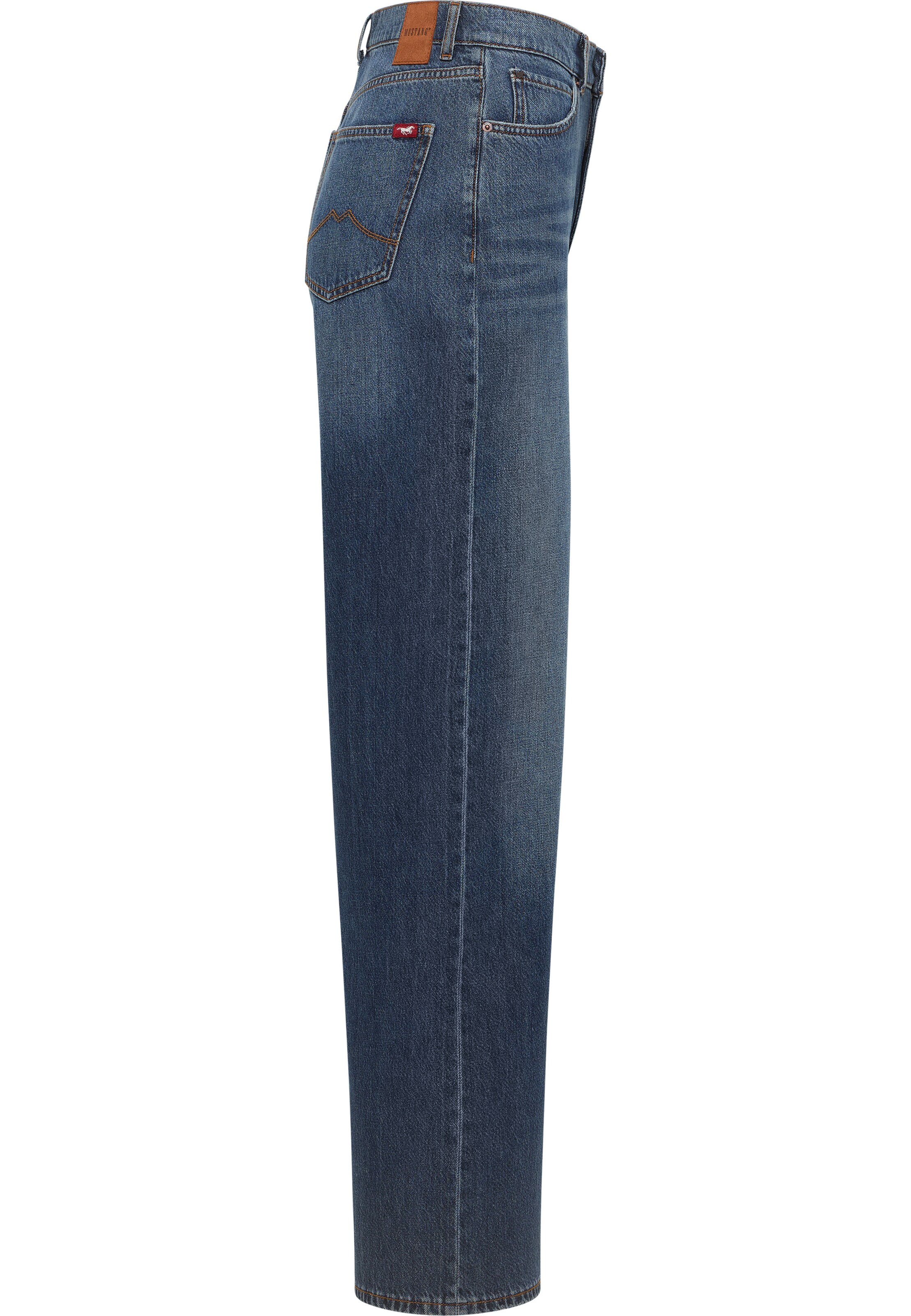 MUSTANG Wide Leg Jeans 'Luise Wide' in Blau