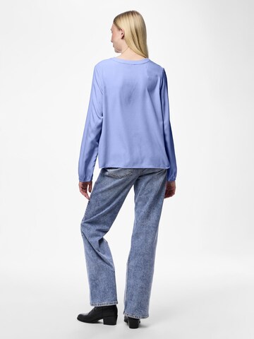 PIECES Blouse 'PCSienna' in Blauw