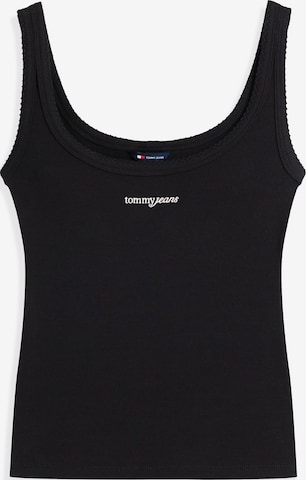 Tommy Jeans - Top em preto: frente