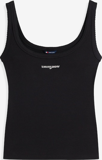 XXS dydžio Palaidinė be rankovių iš Tommy Jeans, spalva – juoda / balta, Prekių apžvalga