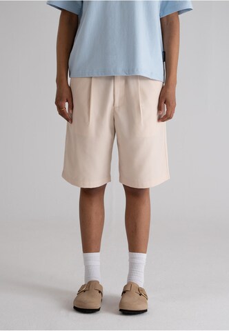 Regular Pantalon Prohibited en beige