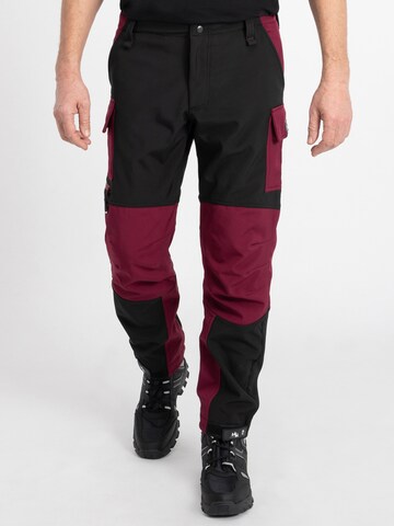 Rock Creek Regular Outdoorhose in Rot: Vorderseite
