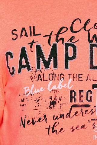 CAMP DAVID Sweatshirt in Orange