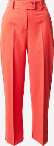 Someday Trousers with creases in Red: front