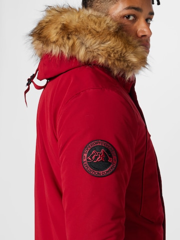 Superdry Zimska jakna 'Everest' | rdeča barva
