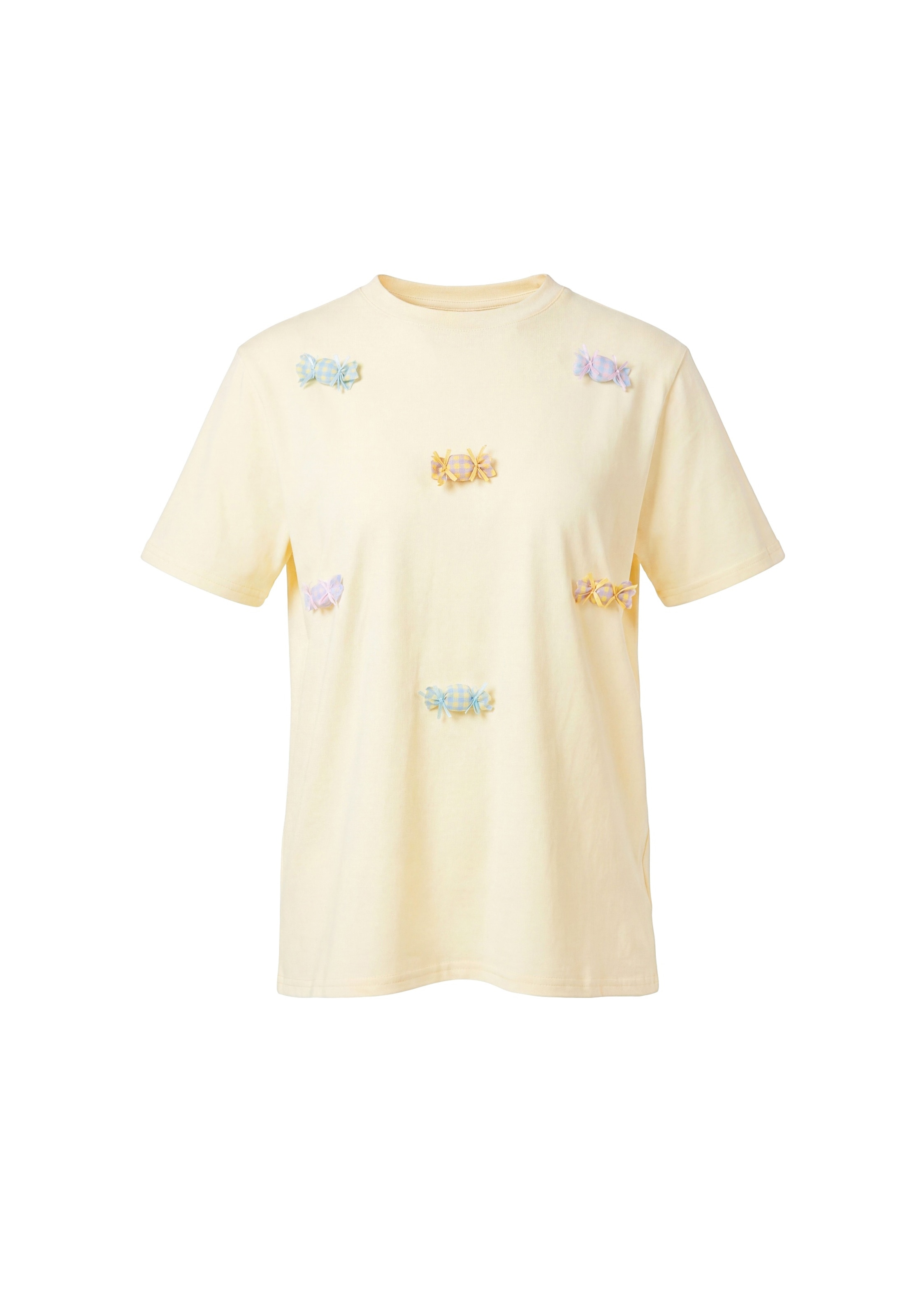 T-shirt 'Pop' MYMO en jaune : devant