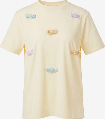 T-shirt 'Pop' MYMO en jaune : devant