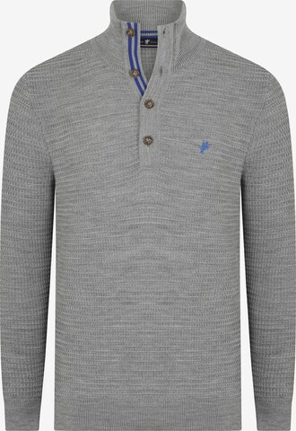 DENIM CULTURE Pullover 'Lindon' in Grau: predná strana