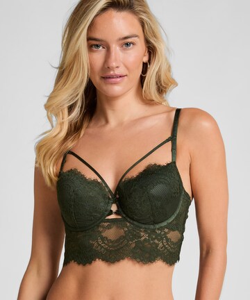 Hunkemöller Balconette Bra 'Amara' in Green: front