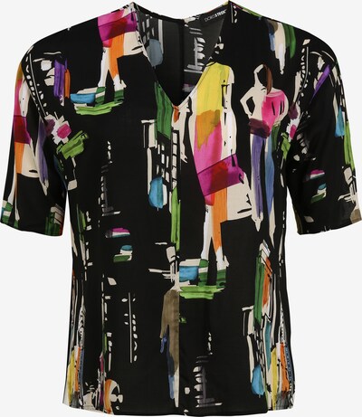 Doris Streich Bluse mit V-Ausschnitt in mischfarben, Produktansicht