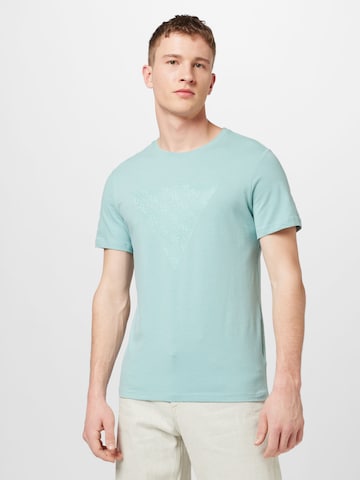 GUESS - Camiseta en verde: frente