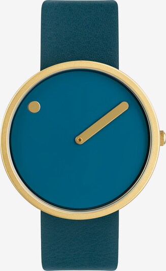 Picto Uhr in blau / gold, Produktansicht
