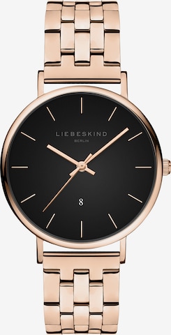 Liebeskind Berlin Uhr in Gold: Vorderseite