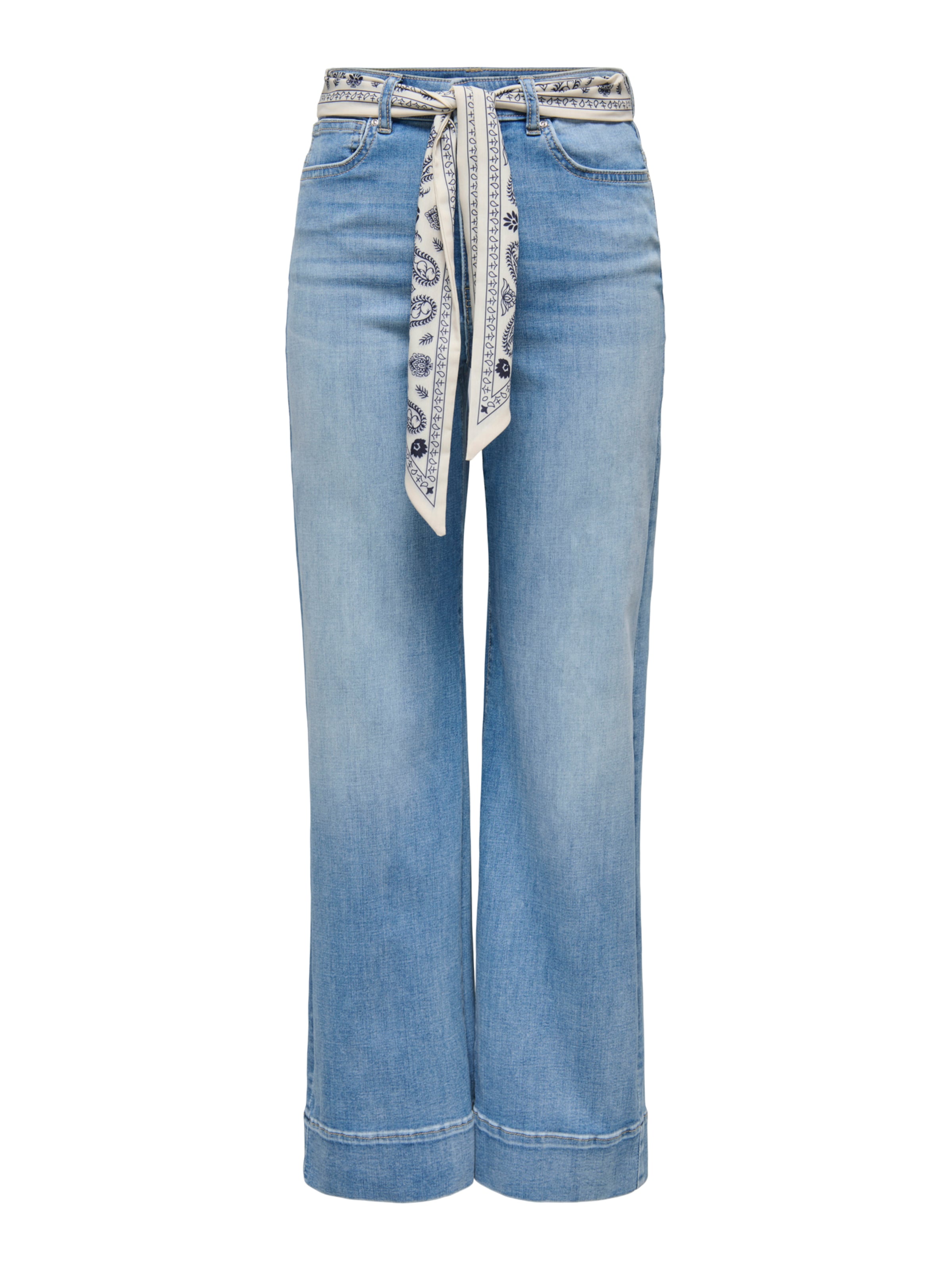 ONLY Wide leg Jeans 'ONLMadison' in Blauw: voorkant