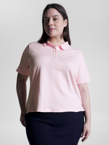 Tommy Hilfiger Curve Shirt in Pink: front