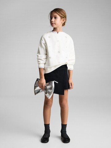 MANGO KIDS Суичър 'PEARLS' в бяло