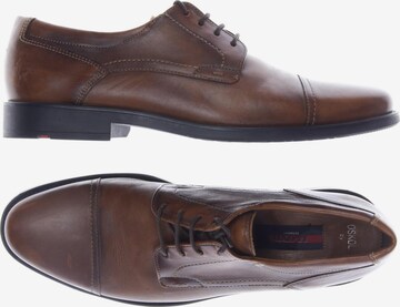 LLOYD Flats & Loafers in 45 in Brown: front