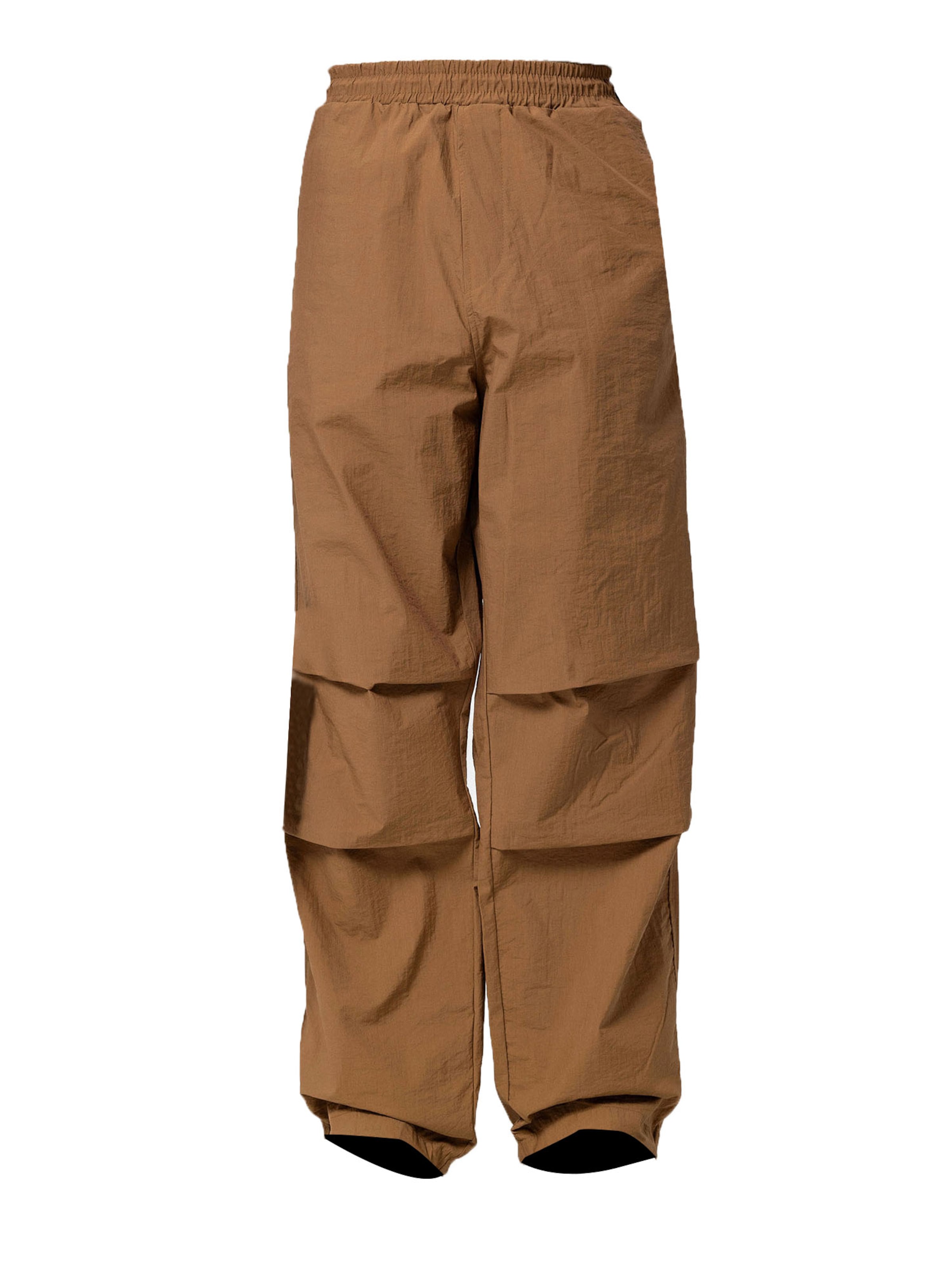 VAMOS CLO Zvonové kalhoty Kapsáče – béžová: přední strana