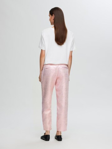 SELECTED Regular Broek in Roze