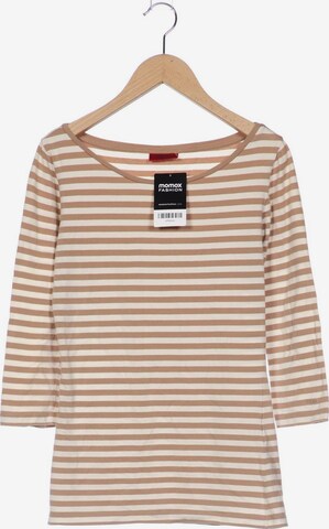 HUGO Langarmshirt S in Beige: predná strana