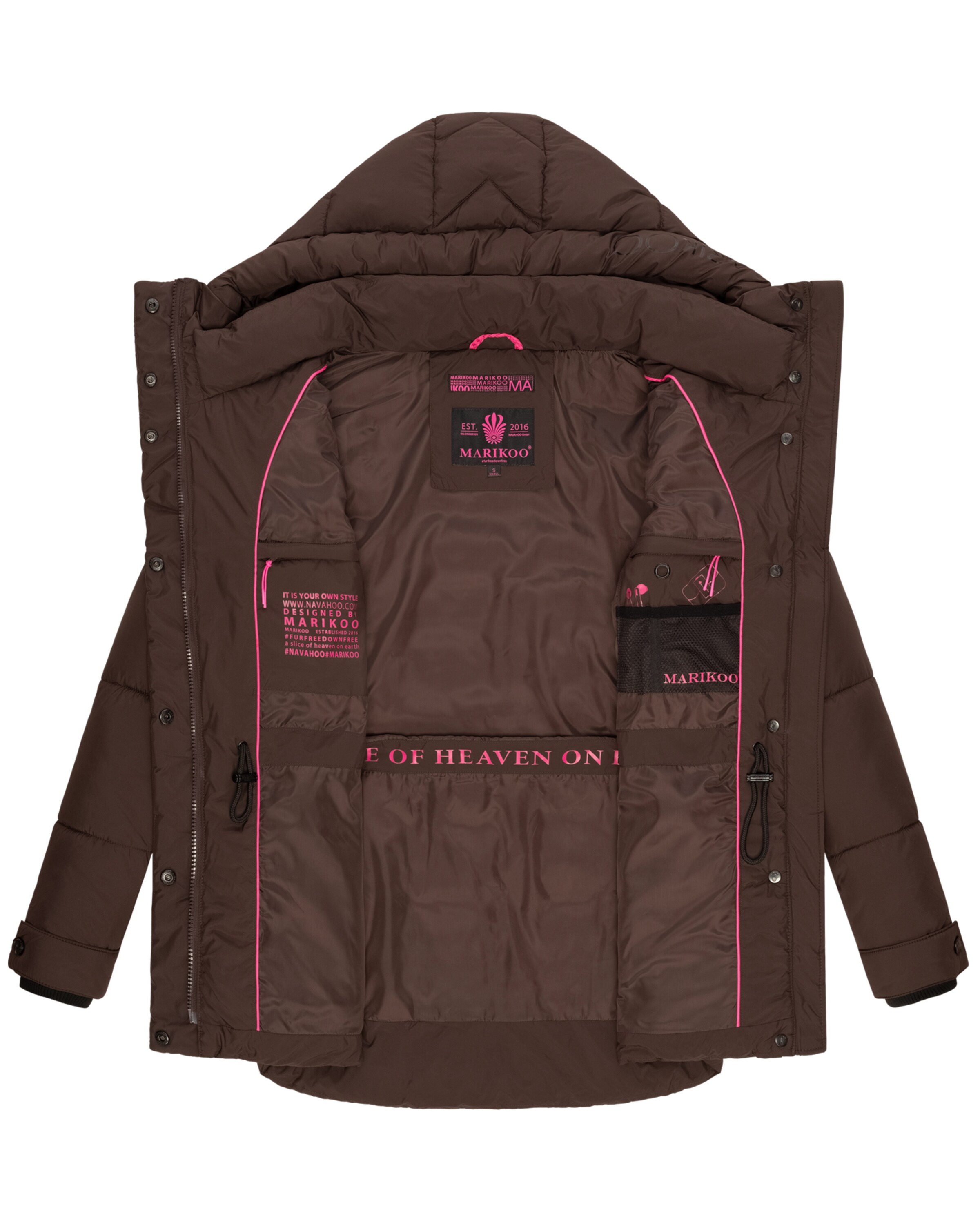 Giacca funzionale 'Akumaa' di MARIKOO in marrone