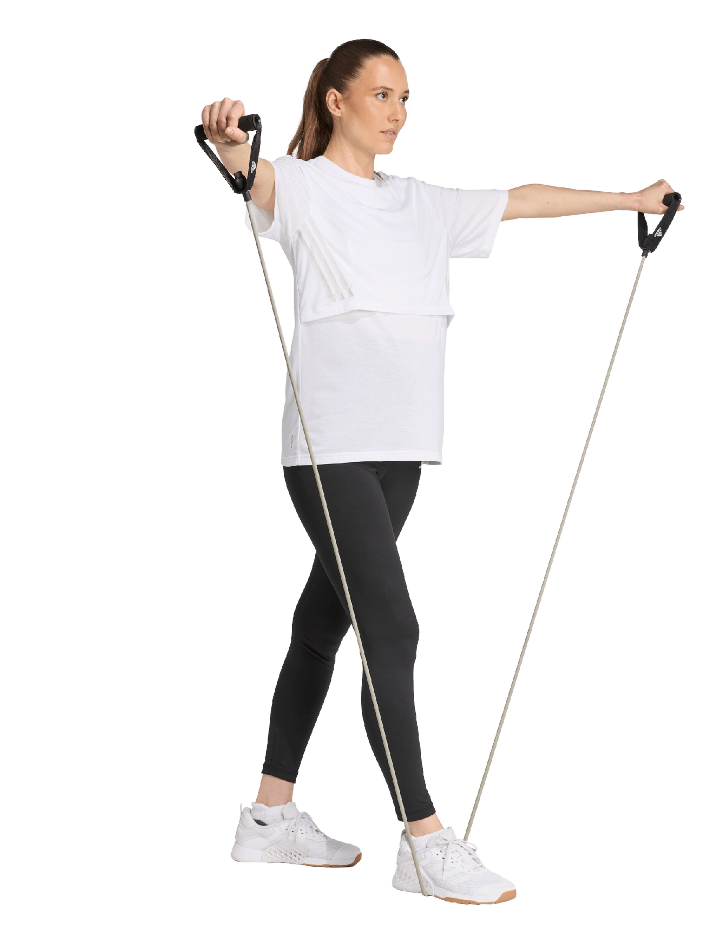 ADIDAS PERFORMANCE Λειτουργικό μπλουζάκι σε λευκό