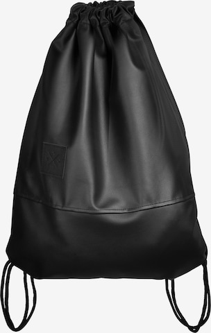 Manufaktur13 Sportturnbeutel 'Black Out' in Schwarz: Vorderseite