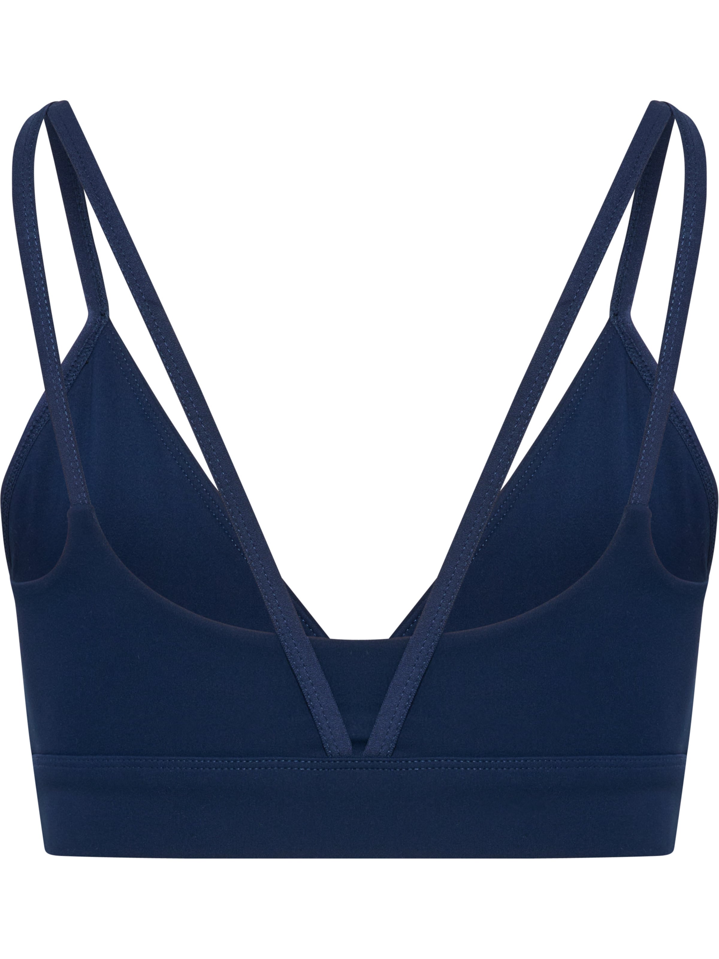 Hummel Bustier Sporttop in Blauw