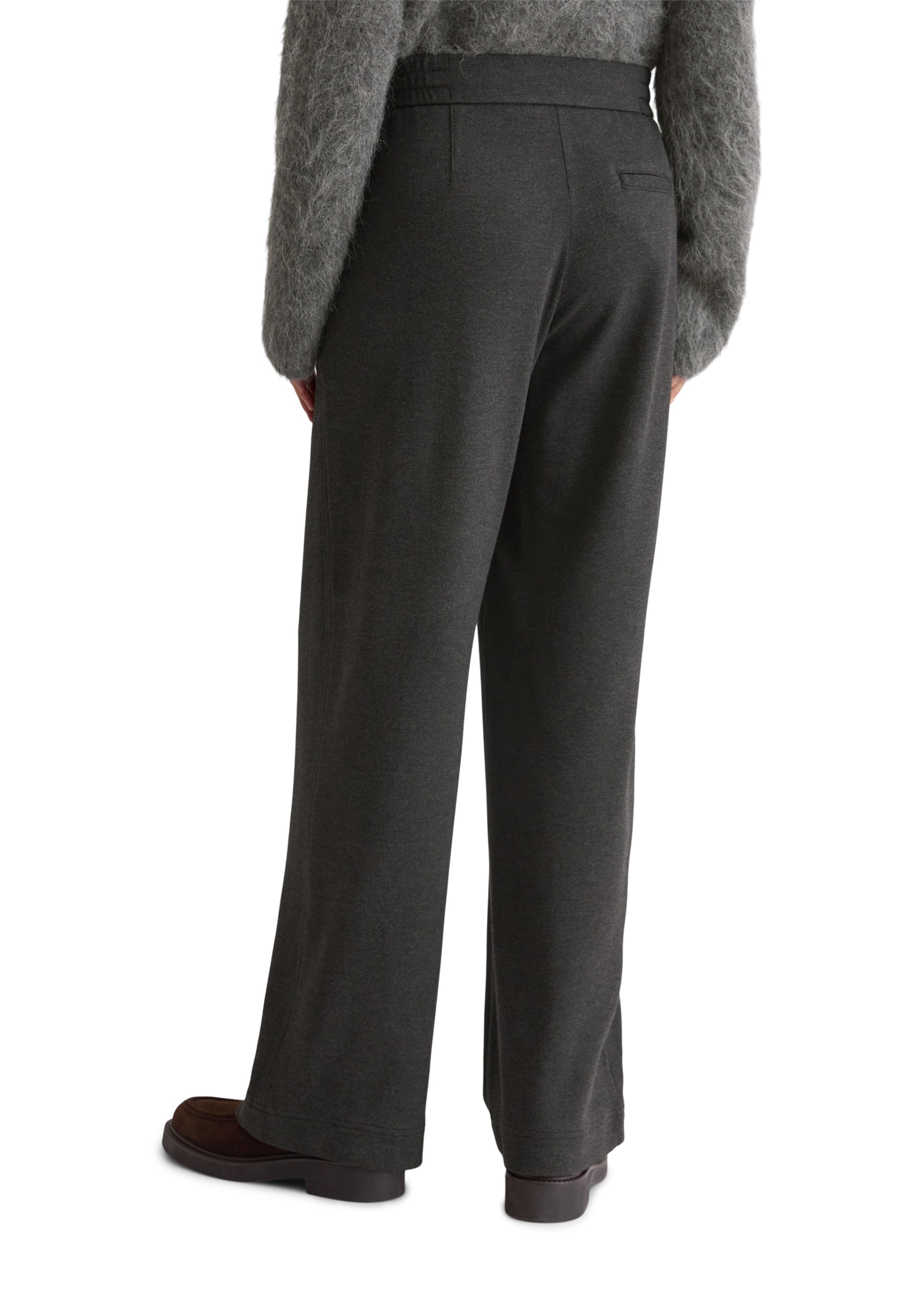 Marc O'Polo Voľný strih Nohavice - Sivá