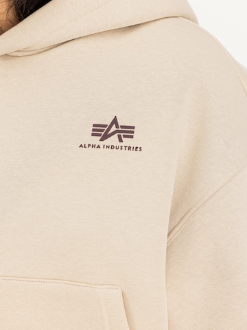 Sweat-shirt ALPHA INDUSTRIES en beige