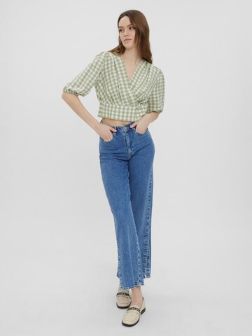 VERO MODA Bluse 'Karma' in Grün