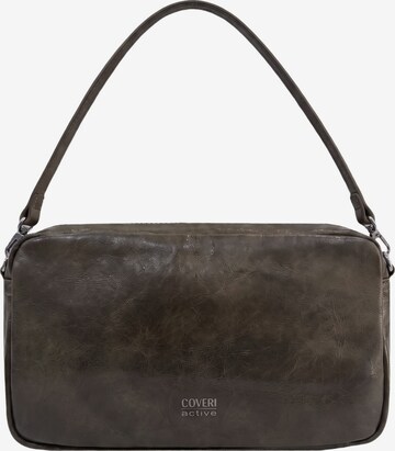 Borsa a spalla di Coveri in beige: frontale