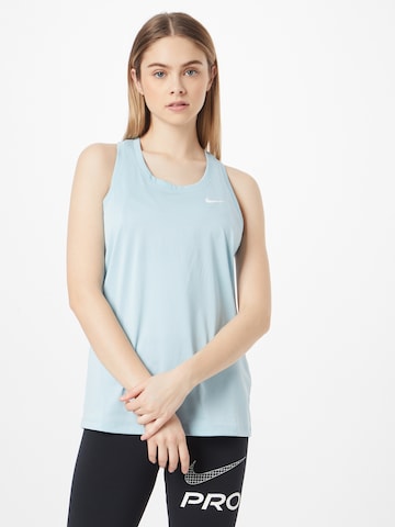 NIKE Sporttop in Blauw: voorkant