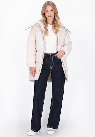 Manteau d’hiver DreiMaster Maritim en blanc
