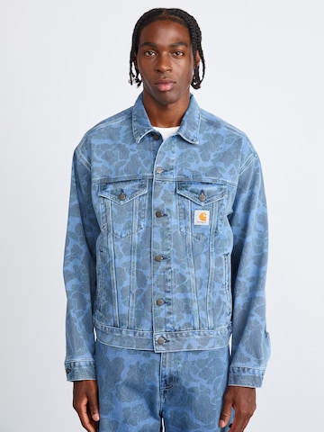 Carhartt WIP Tussenjas 'Helston' in Blauw: voorkant