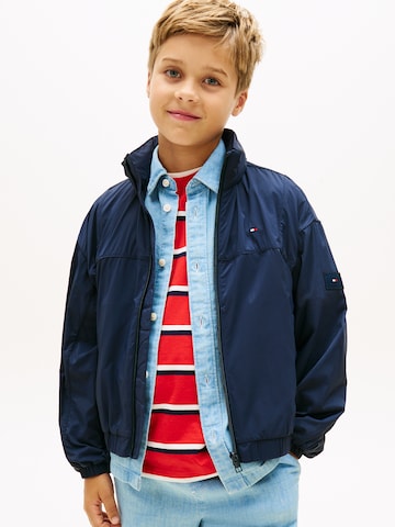 TOMMY HILFIGER Prehodna jakna | modra barva: sprednja stran
