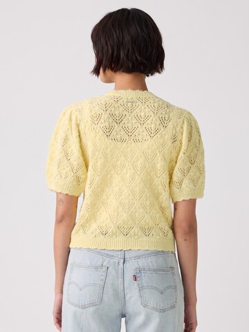 LEVI'S ® Knit cardigan 'PAULINE CARDIGAN FRENCH VANILLA' in Yellow
