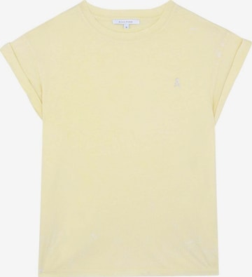 Scalpers Shirt 'Marble' in Geel: voorkant