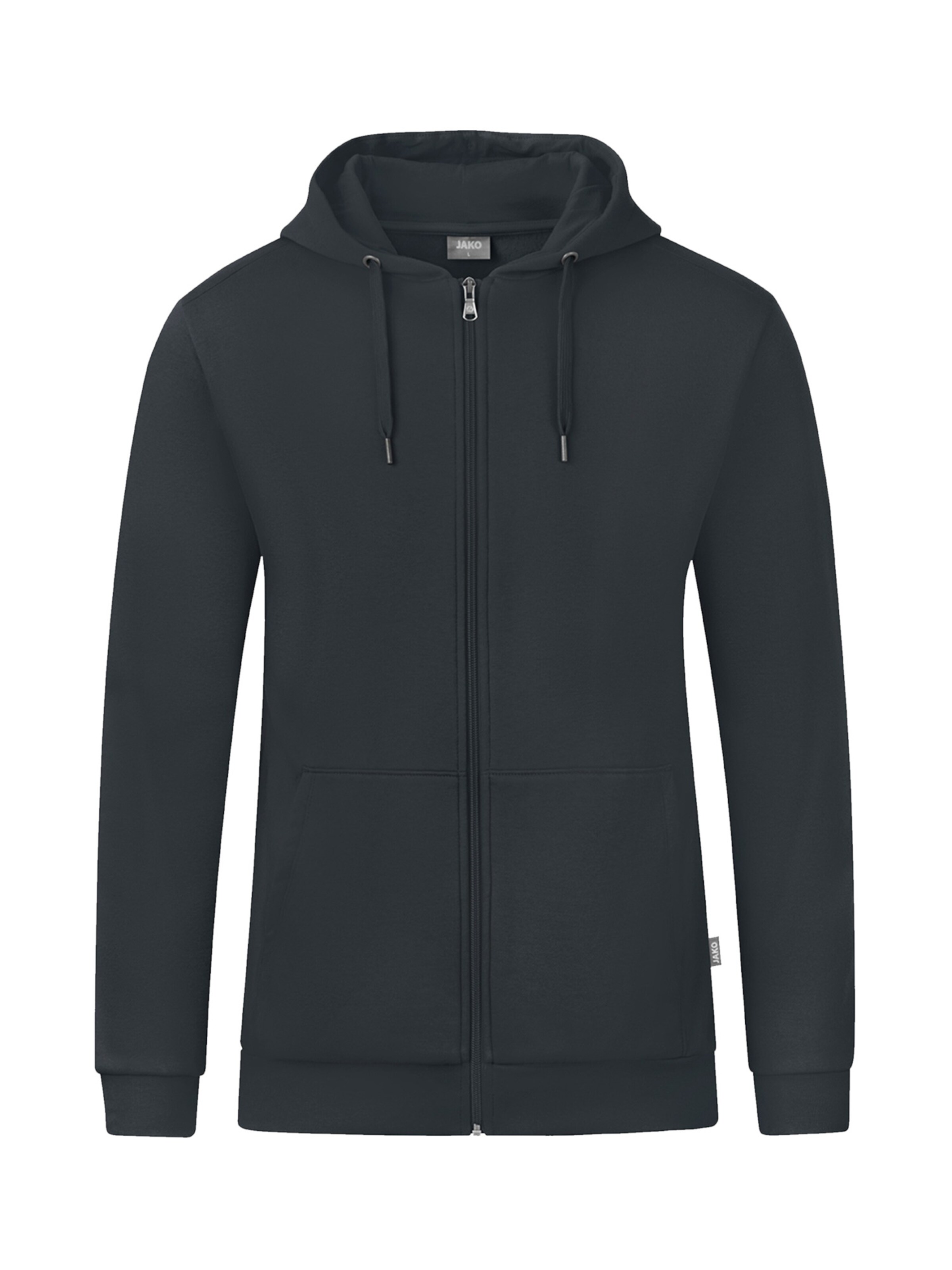 JAKO Sportsweatjacke in Grau: Vorderseite
