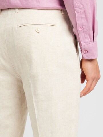Banana Republic Regular Trousers with creases in Beige